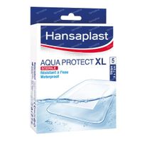 Hansaplast Aquaprotect XL Steriel 6x7cm 5 stuks