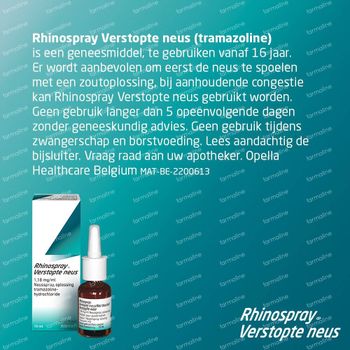 Rhinospray® Verstopte Neus 1,18 mg/ml 15 ml