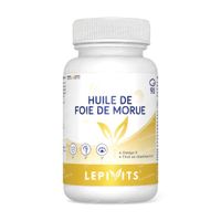 Lepivits® Huile de Foie de Morue 400 mg 90 capsules