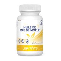 Lepivits® Huile de Foie de Morue 400 mg 200 capsules