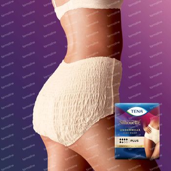TENA Silhouette Plus Taille Haute Crème Medium 12 pièces