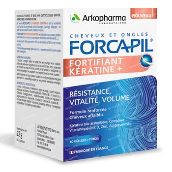 Forcapil Kératine+ 60 capsules