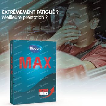 Biocure MAX - Energie Instantanée, Concentration, Vitamine Prix Réduit 30 comprimés