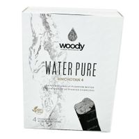 Woody Water Pure Binchotan Actieve Kool 4 stuks
