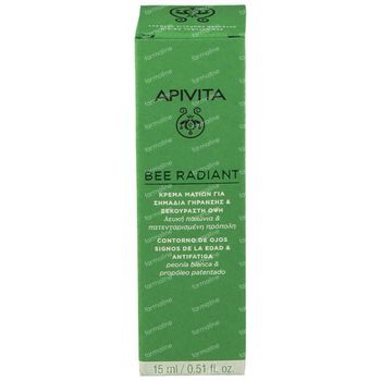 Apivita Bee Radiant Crème Yeux Signes de l'Âge & Anti-Fatigue 15 ml