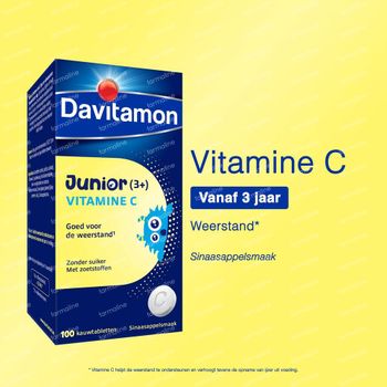 Davitamon Junior Vitamine C 100 kauwtabletten