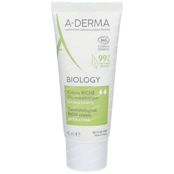 A-Derma Biology Dermatologische Rijke Crème Bio 40 ml