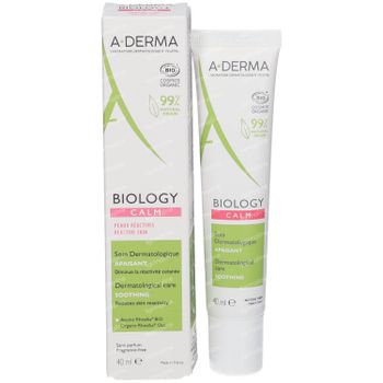 A-Derma Biology Calm Dermatologische Verzachtende Verzorging Bio 40 ml