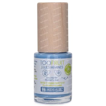TOOFRUIT Jolies Mimines Vernis à Ongles Enfants Bleu Myrtille Bio 10 ml