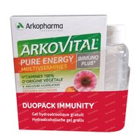 Arkovital Pure Energy Immunoplus DUO + Hand Gel FREE Offer 2x30 tabletten