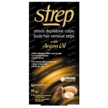 STREP Bandes Dépilatoires Corps Argan 20 pièces