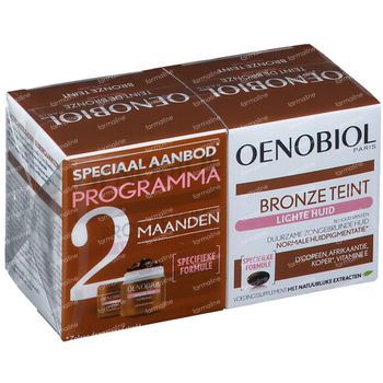 Oenobiol Bronze Teint Lichte Huid DUO 2x30 capsules
