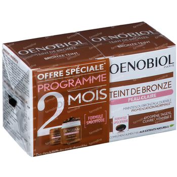 Oenobiol Bronze Teint Lichte Huid DUO 2x30 capsules