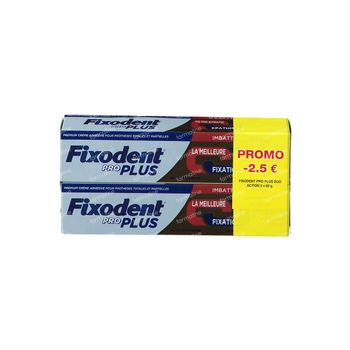 Fixodent Pro Plus Duo Action Adhesive Paste DUO 2x60 g