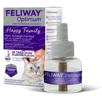 Feliway® Optimum Happy Family Navulling 30 Dagen 48 ml