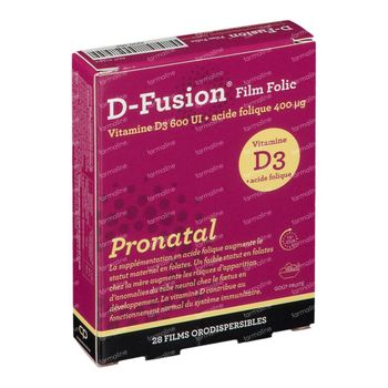 D-Fusion Film Folic Pronatal 28 filmtabletten