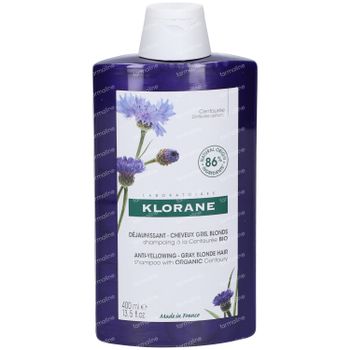 Klorane Anti-Yellowing Shampoo with Organic Centaury Nieuwe Formule 400 ml
