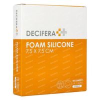 Decifera Foam Silicone 7,5 x 7,5 cm SW0071 5 stuks