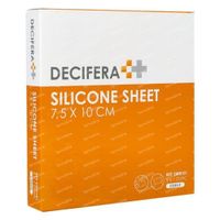 Decifera Silicone Sheet 7,5 x 10 cm SW0101 5 stuks