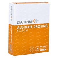 Decifera Alginate Dressing 5 x 5 cm SW0001 5 stuks