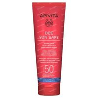 Image of Apivita Bee Sun Safe Hydra Fresh Face & Body Milk Marine Algae & Propolis SPF50 200 ml 