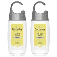 Dermalex Crème Douche Douce Peaux Normales DUO Prix Réduit 2x250 ml