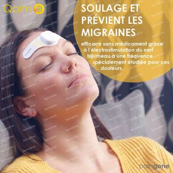 Paingone Qalm - Prévient et Soulage les Migraines sans Médicaments 1 pièce