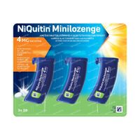 NiQuitin® Minilozenge 4mg Nicotine Nieuwe Formule 60 zuigtabletten