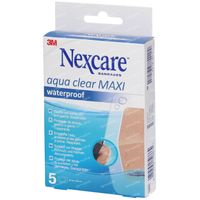 Nexcare™ Aqua Clear Maxi 5 stuks