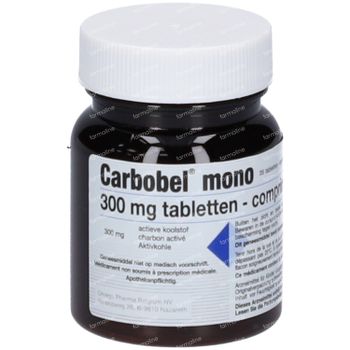 Carbobel® Mono 300mg - met Actieve Koolstof 35 tabletten