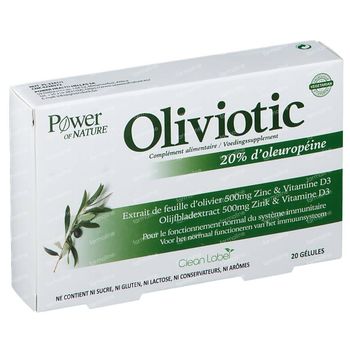 Power of Nature Oliviotic 20 capsules