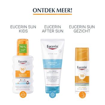 Eucerin Sun Sensitive Protect SPF50+ Dry Touch Gel-Crème Ultra Lichte Textuur 200 ml