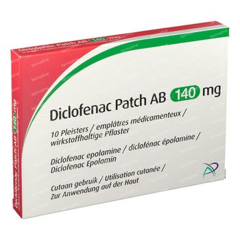 Diclofenac Patch AB 140mg 10 stuks