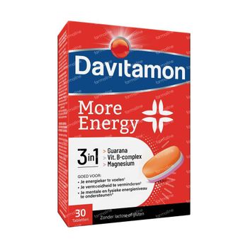 Davitamon More Energy 3-in-1 30 tabletten