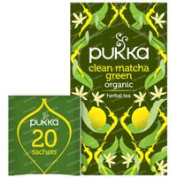 Pukka Herbs Thé Clean Matcha Green 20 pièces