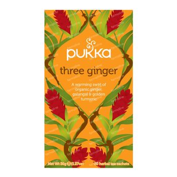Pukka Herbs Thé Three Ginger 20 pièces