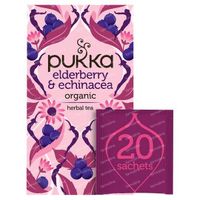 Pukka Herbs Thé Elderberry & Echinacea 20 pièces