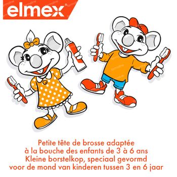 Elmex Kids Tandenborstel Soft 3-6 Jaar DUO 2 stuks