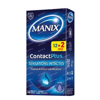 Manix ContactPlus Condooms + 2 GRATIS 14 stuks