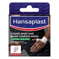 Hansaplast Bande Adhésive Rigide Sans Latex 2,5 cm x 10 m 1 pièce