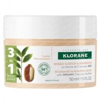 Klorane Masque Nutrition & Réparation au Beurre de Cupuaçu Bio 150 ml