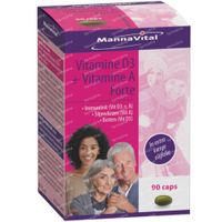 Mannavital Vitamine D3 + Vitamine A Forte 90 capsules