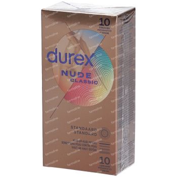 Durex® Nude Classic Condooms 10 condooms