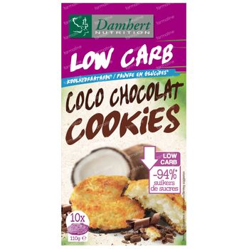 Damhert Low Carb Kokoskoek Chocolade 110 g
