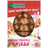 Damhert Minder Suikers Wafels Vanille 140 g