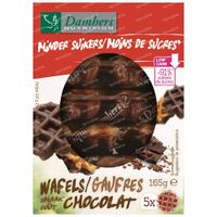 Damhert Minder Suikers Wafels Chocolade 165 g