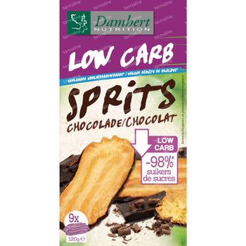 Damhert Sprits Chocolade Low Carb 120 g