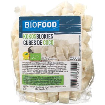 Biofood Kokosblokjes Bio 200 g
