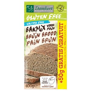 Damhert Gluten Free Mix Pain Brun Lactose Free 400 g