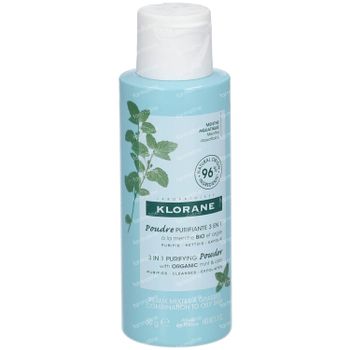 Klorane 3 in 1 Purifying Powder with Organic Mint & Clay 50 g